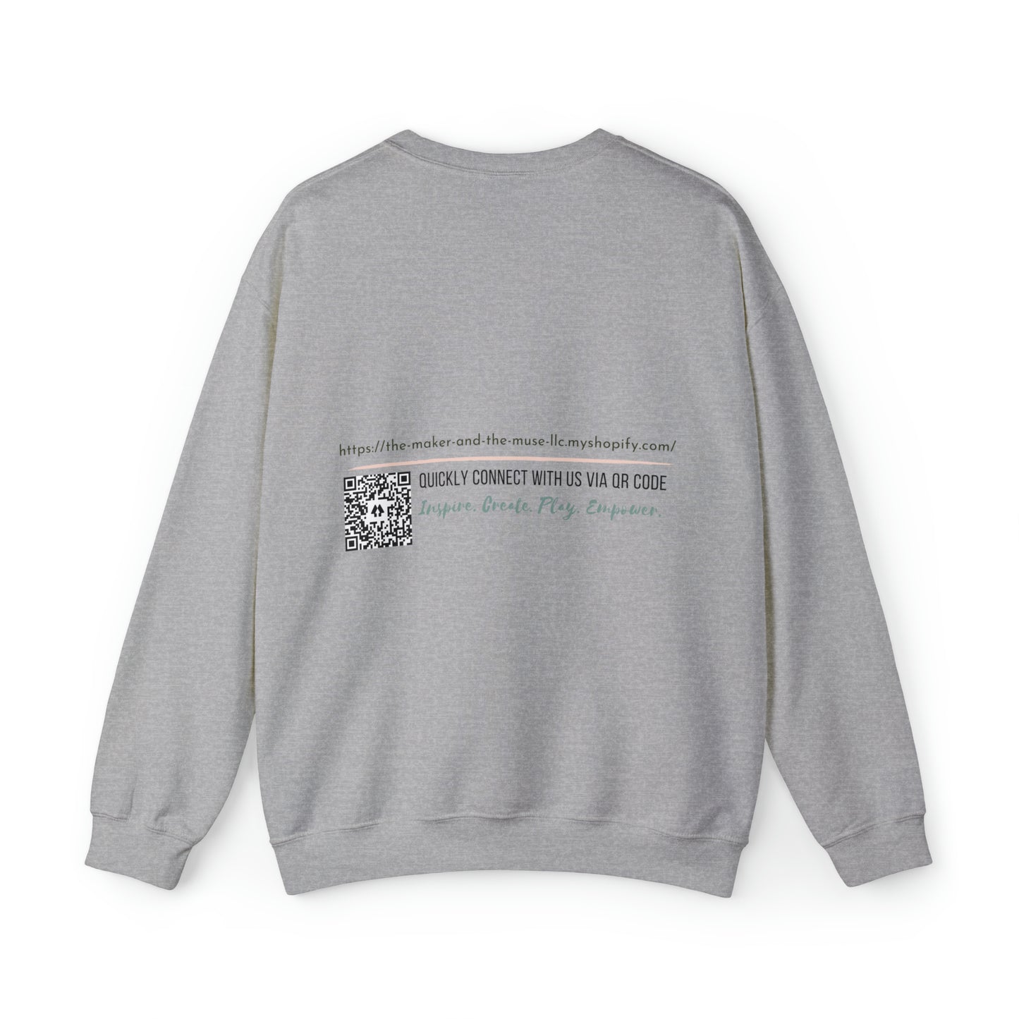 The Maker and the Muse  | Crewneck Sweatshirt