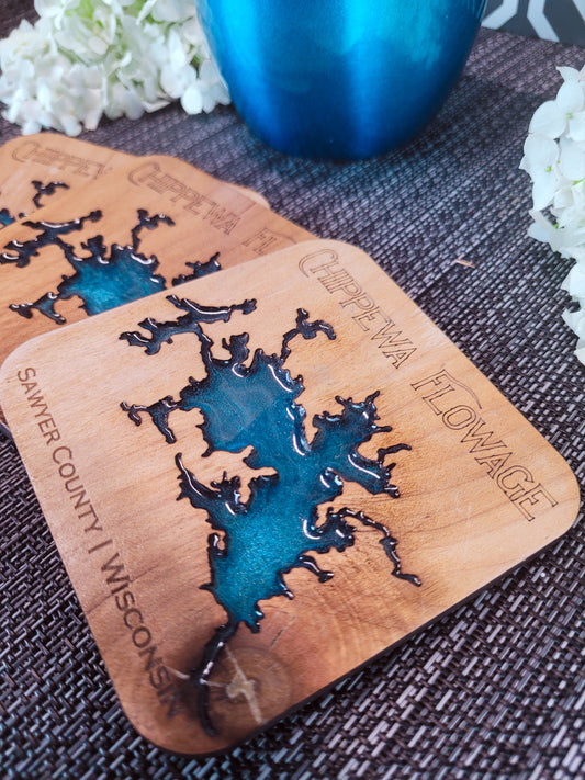 Customized Lake Coasters