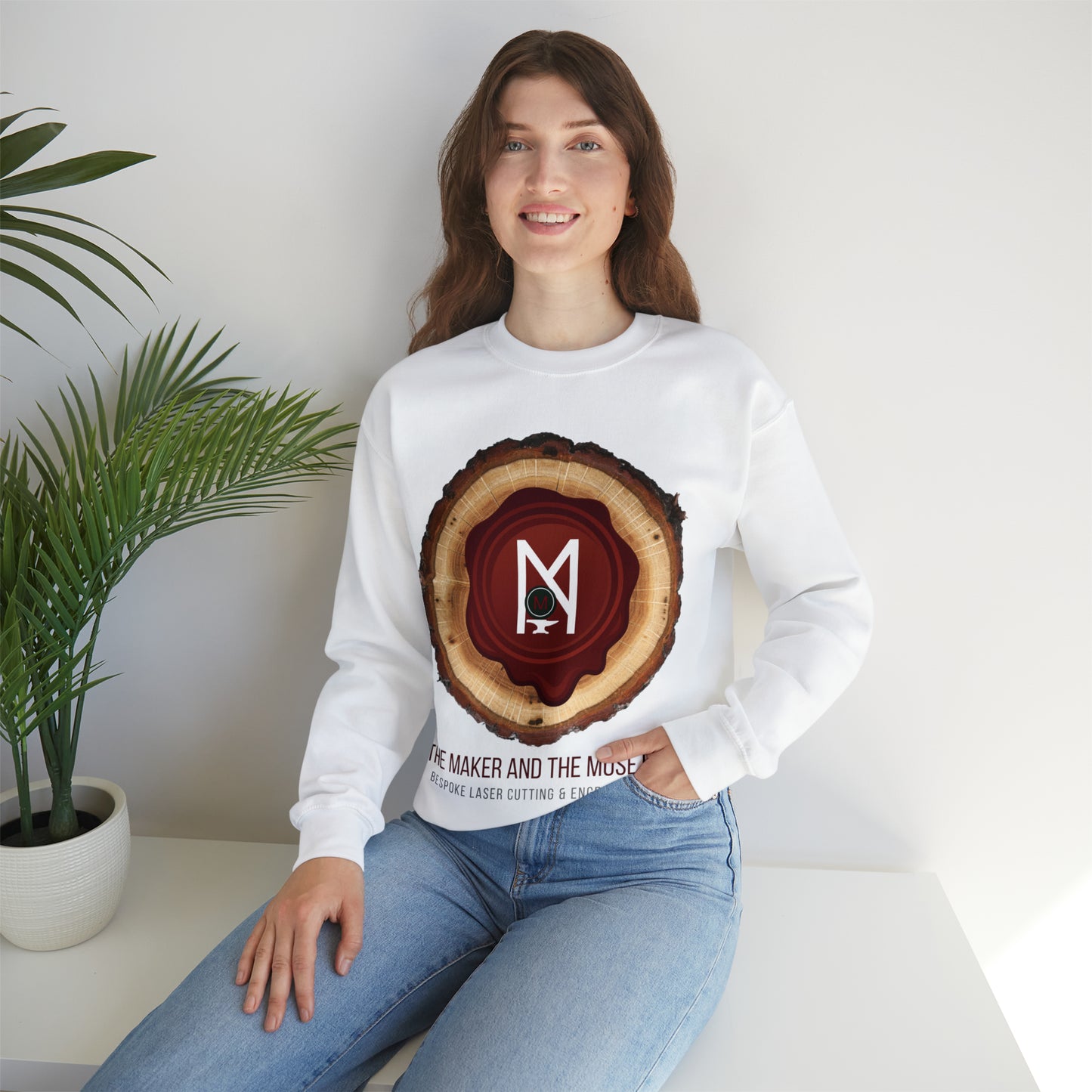 The Maker and the Muse  | Crewneck Sweatshirt