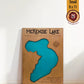 McKenzie Lake Resin Wall Art | Burnett & Washburn County WI | Lake Map | Wood Lake Map