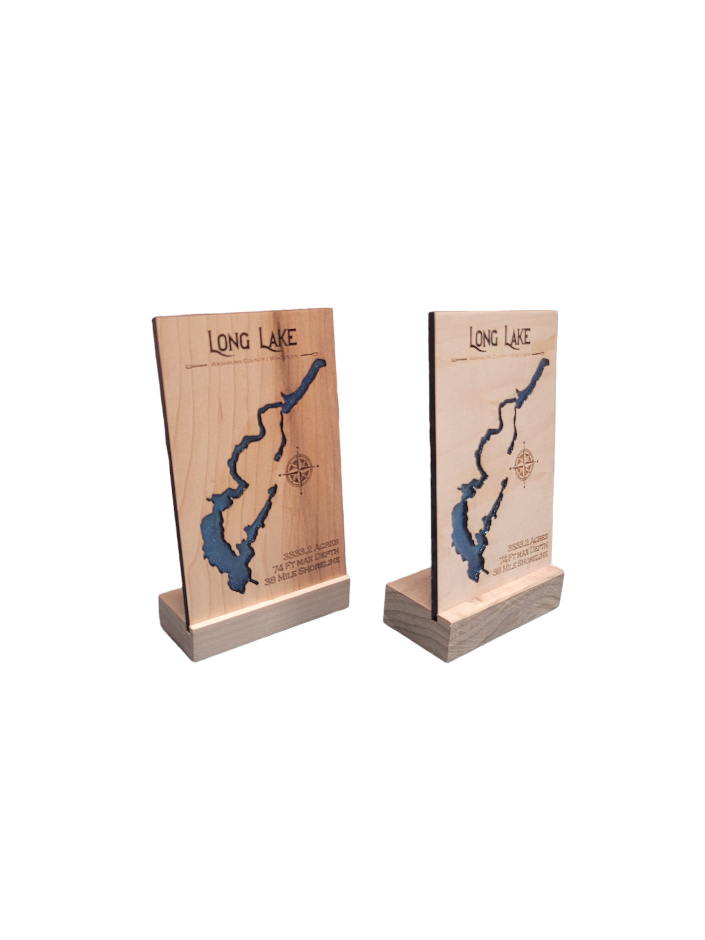 Desktop Plaques - Customized Lake - 4x6