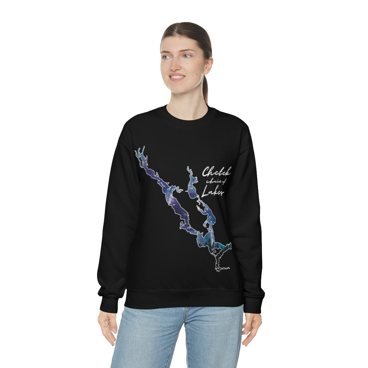 Chetek chain of Lakes | Northern Lights | Crewneck Sweatshirt