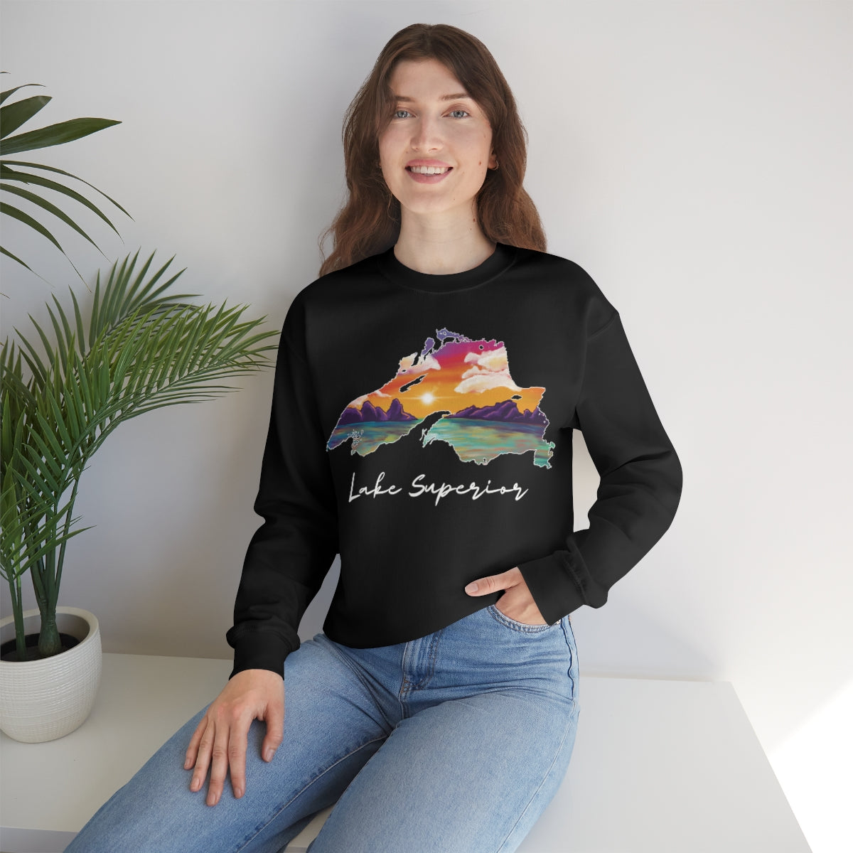 Lake Superior | Sunset | Crewneck Sweatshirt