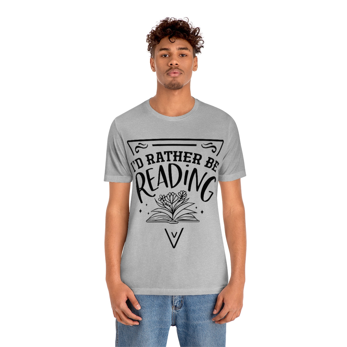 I'd rather be reading | Unisex  Short Sleeve Tee