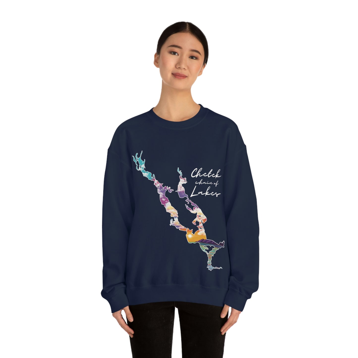 Chetek chain of Lakes | Sunset | Crewneck Sweatshirt