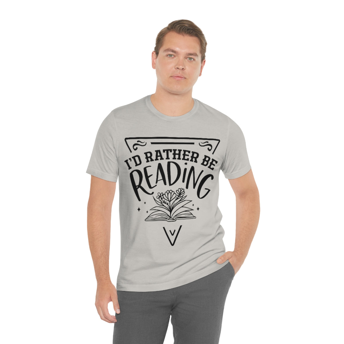 I'd rather be reading | Unisex  Short Sleeve Tee