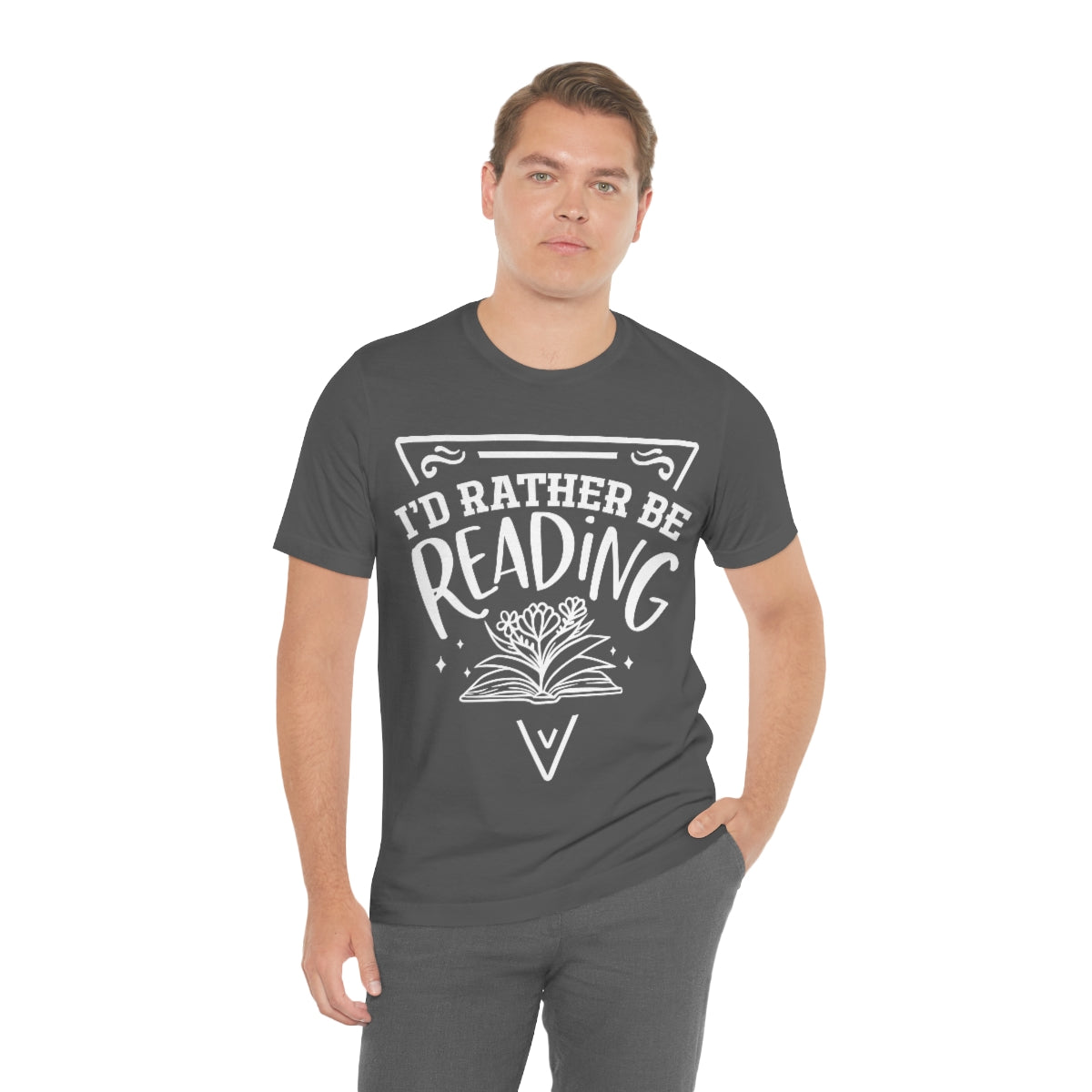 I'd rather be reading | Unisex  Short Sleeve Tee