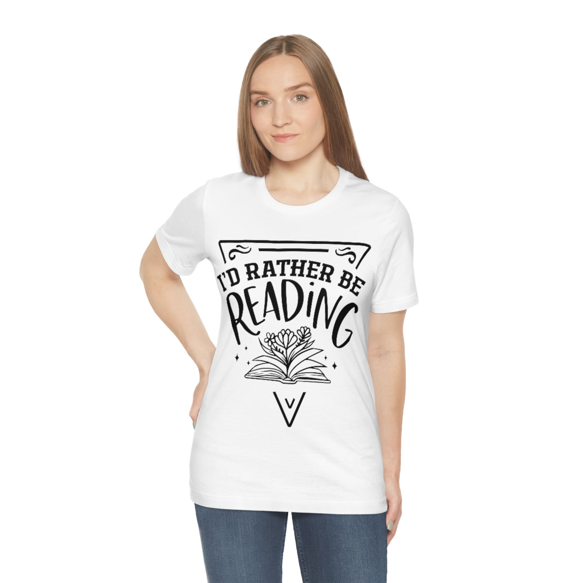 I'd rather be reading | Unisex  Short Sleeve Tee