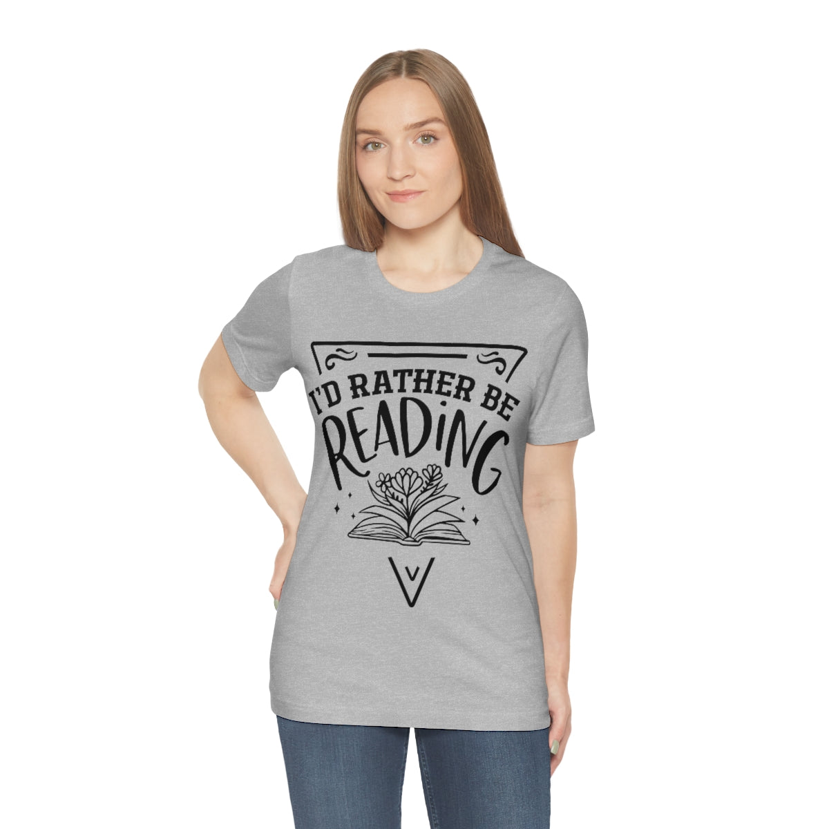 I'd rather be reading | Unisex  Short Sleeve Tee