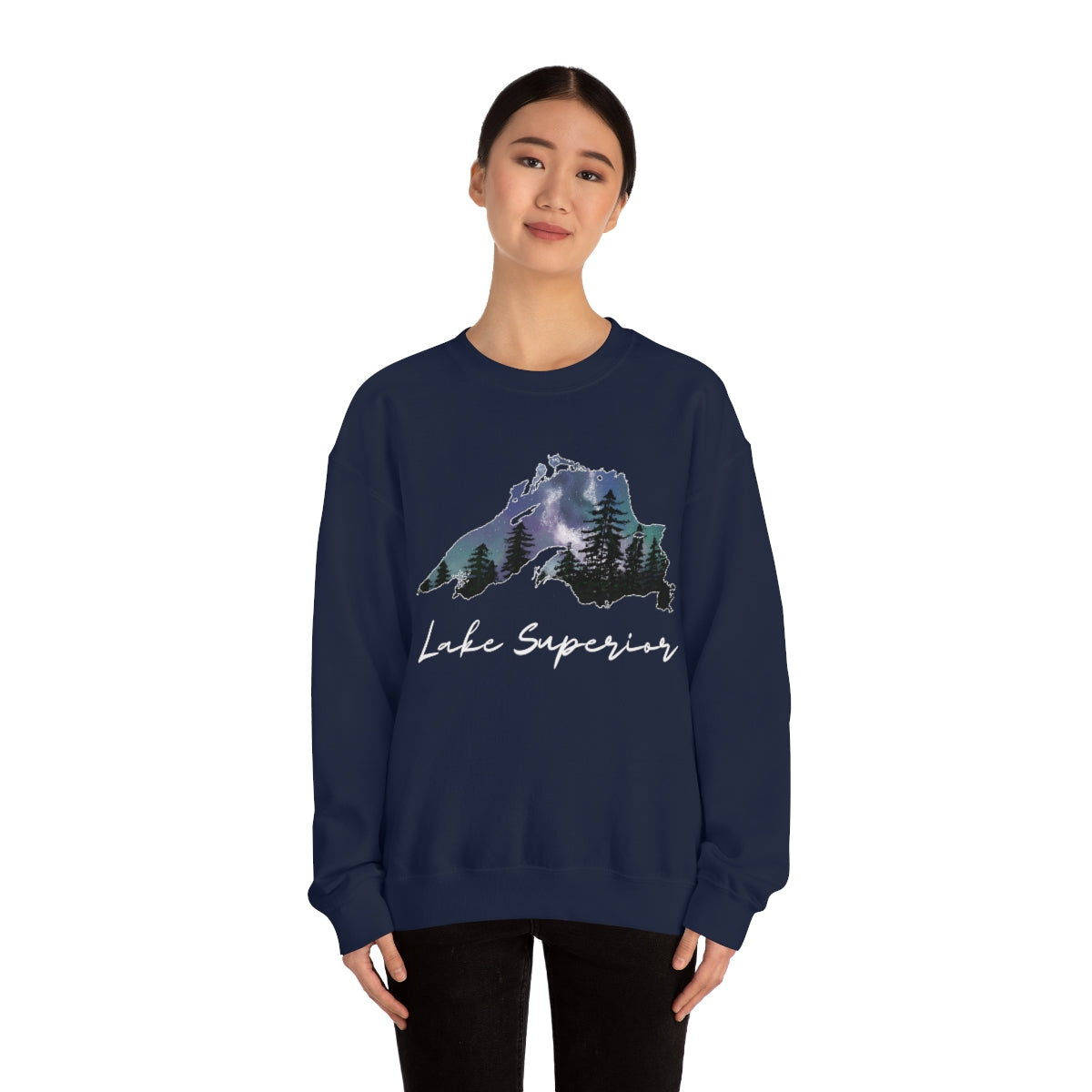 Lake Superior | Northern Lights | Crewneck Sweatshirt