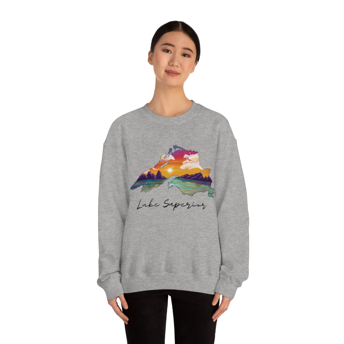 Lake Superior | Sunset | Crewneck Sweatshirt