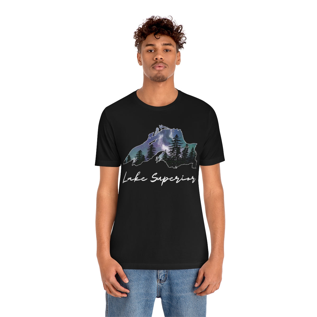 Lake Superior | Northern Lights | Crew Neck T Shirt