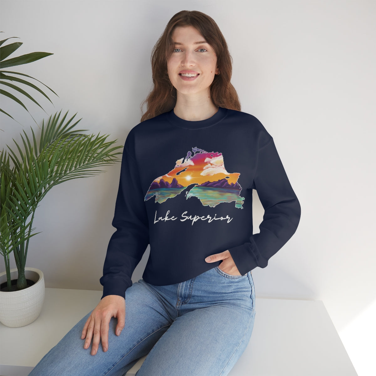 Lake Superior | Sunset | Crewneck Sweatshirt