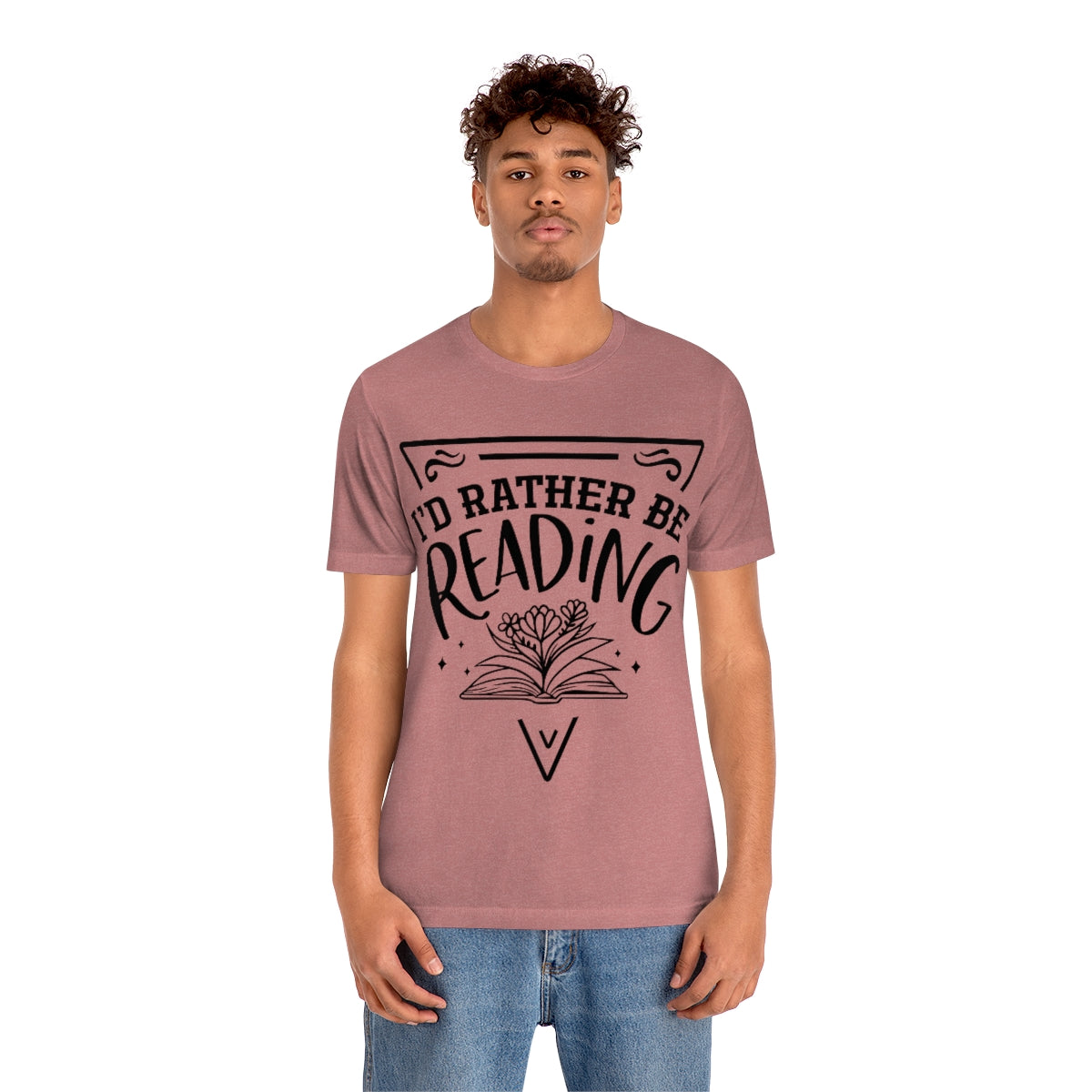 I'd rather be reading | Unisex  Short Sleeve Tee