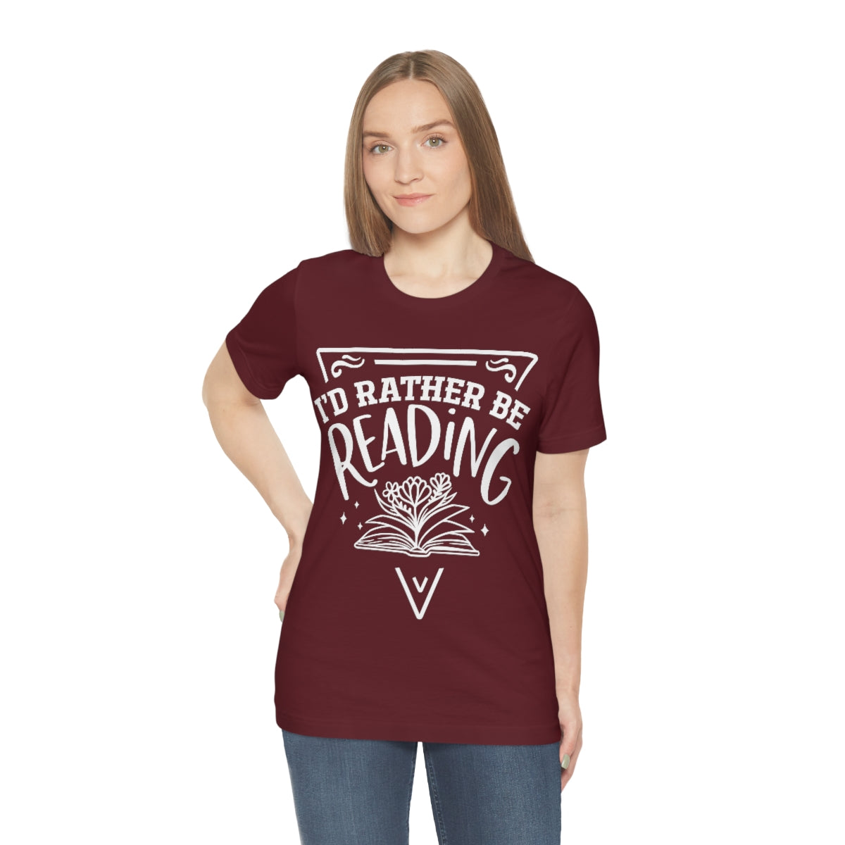 I'd rather be reading | Unisex  Short Sleeve Tee