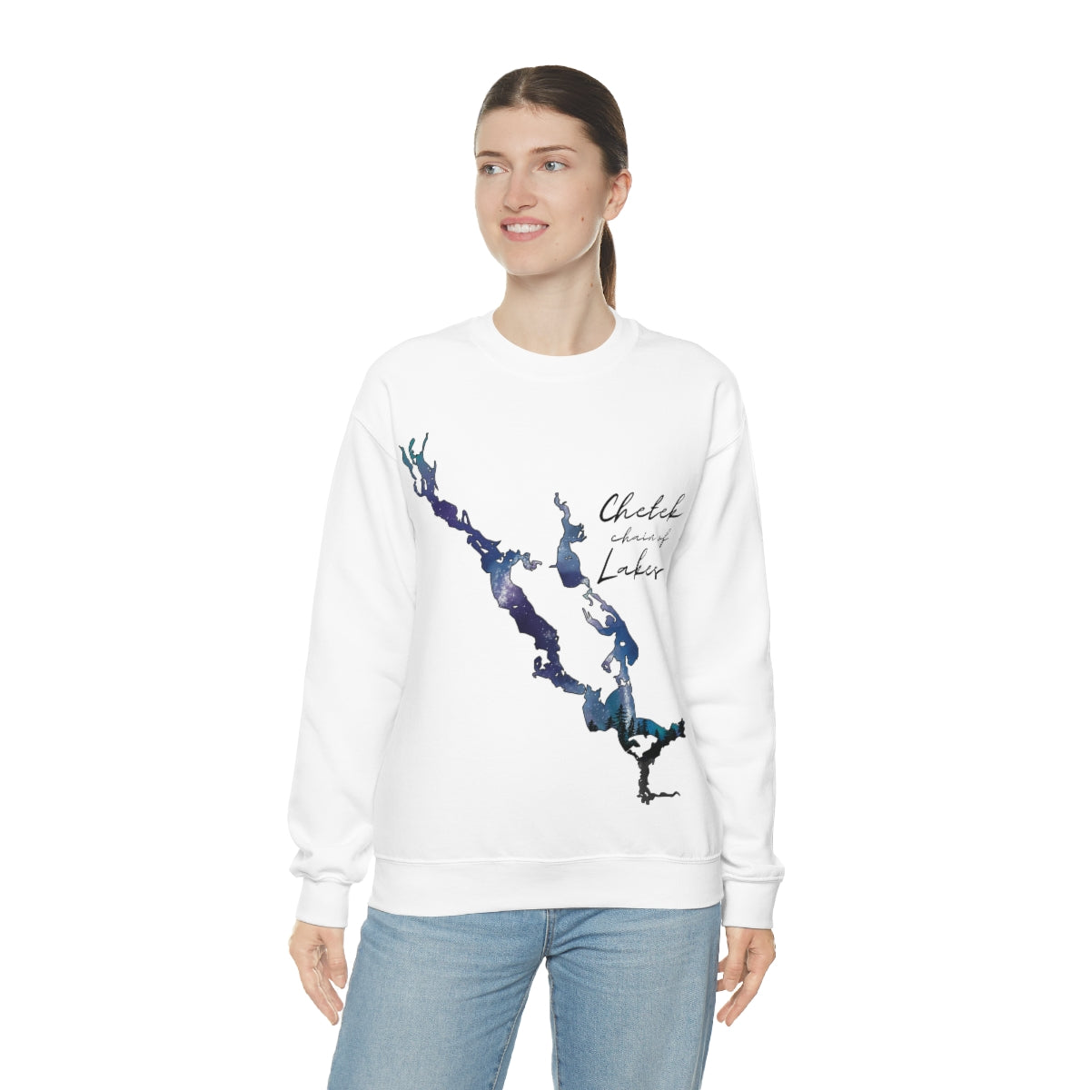 Chetek chain of Lakes | Northern Lights | Crewneck Sweatshirt