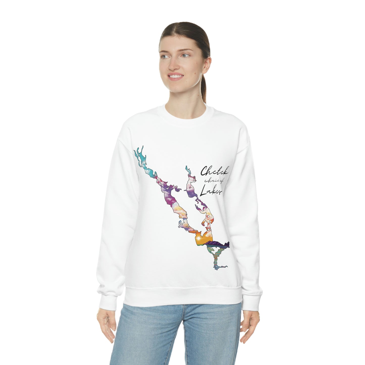 Chetek chain of Lakes | Sunset | Crewneck Sweatshirt