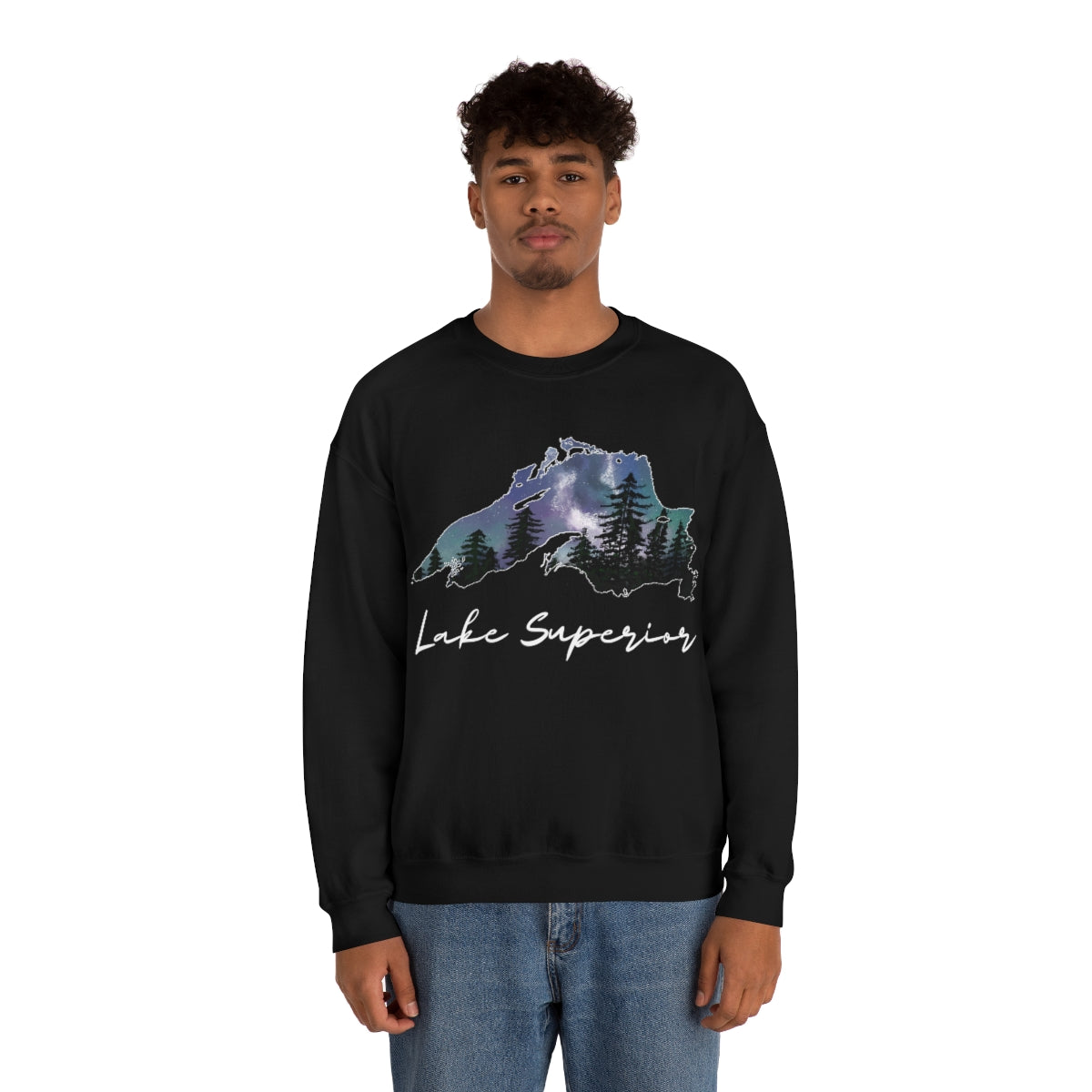 Lake Superior | Northern Lights | Crewneck Sweatshirt