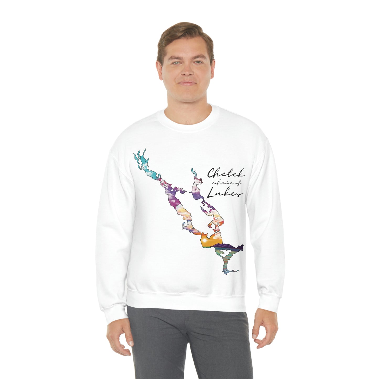 Chetek chain of Lakes | Sunset | Crewneck Sweatshirt