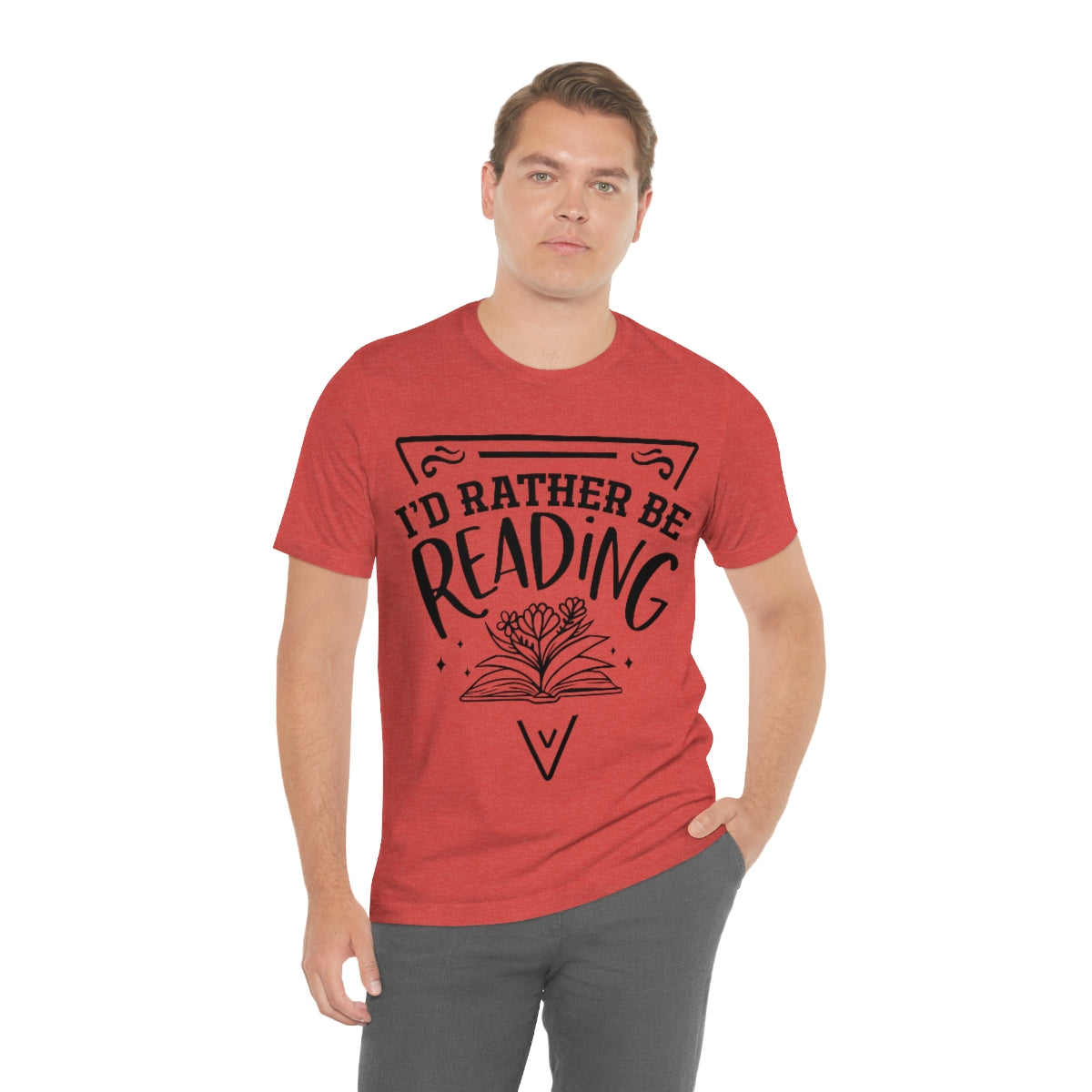 I'd rather be reading | Unisex  Short Sleeve Tee