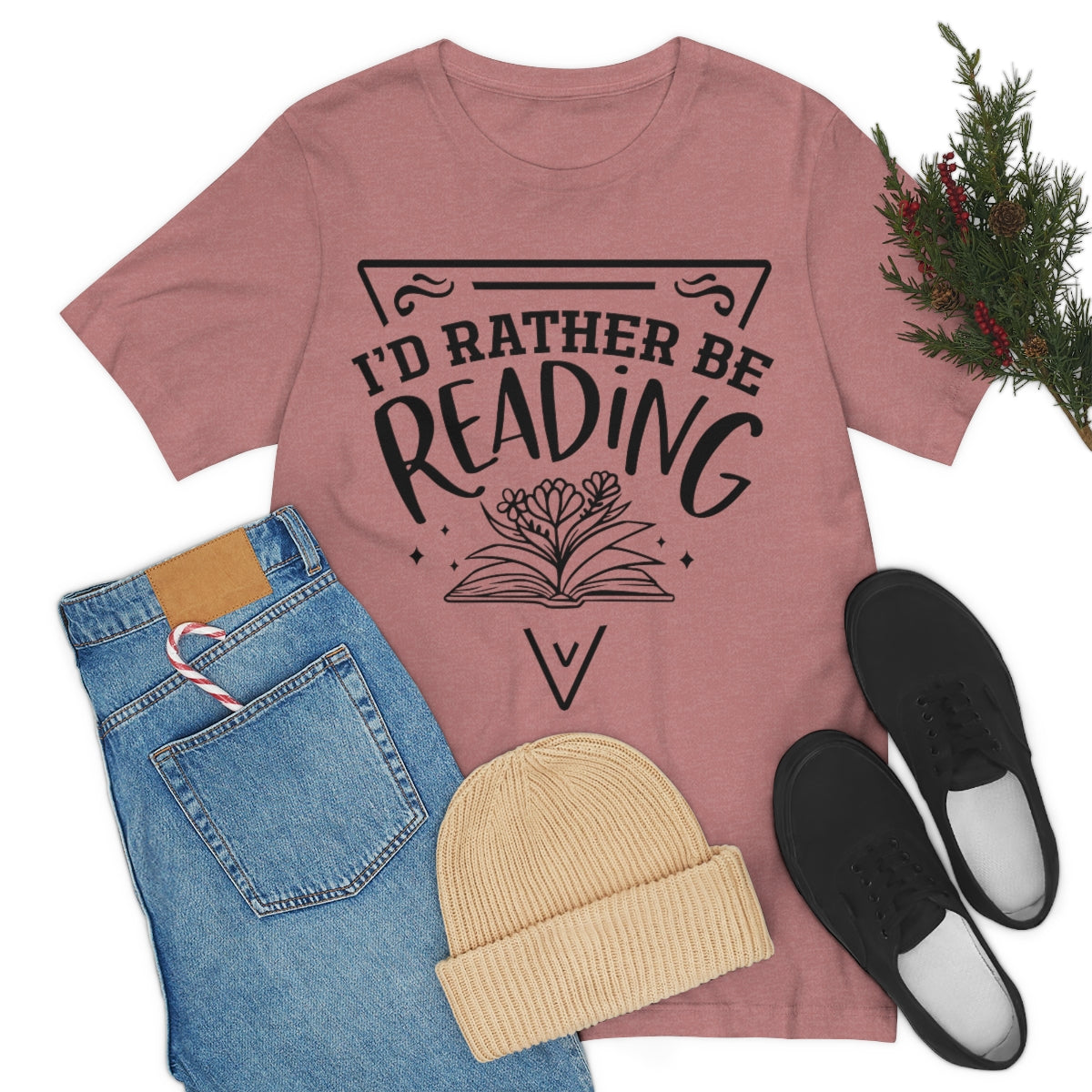 I'd rather be reading | Unisex  Short Sleeve Tee