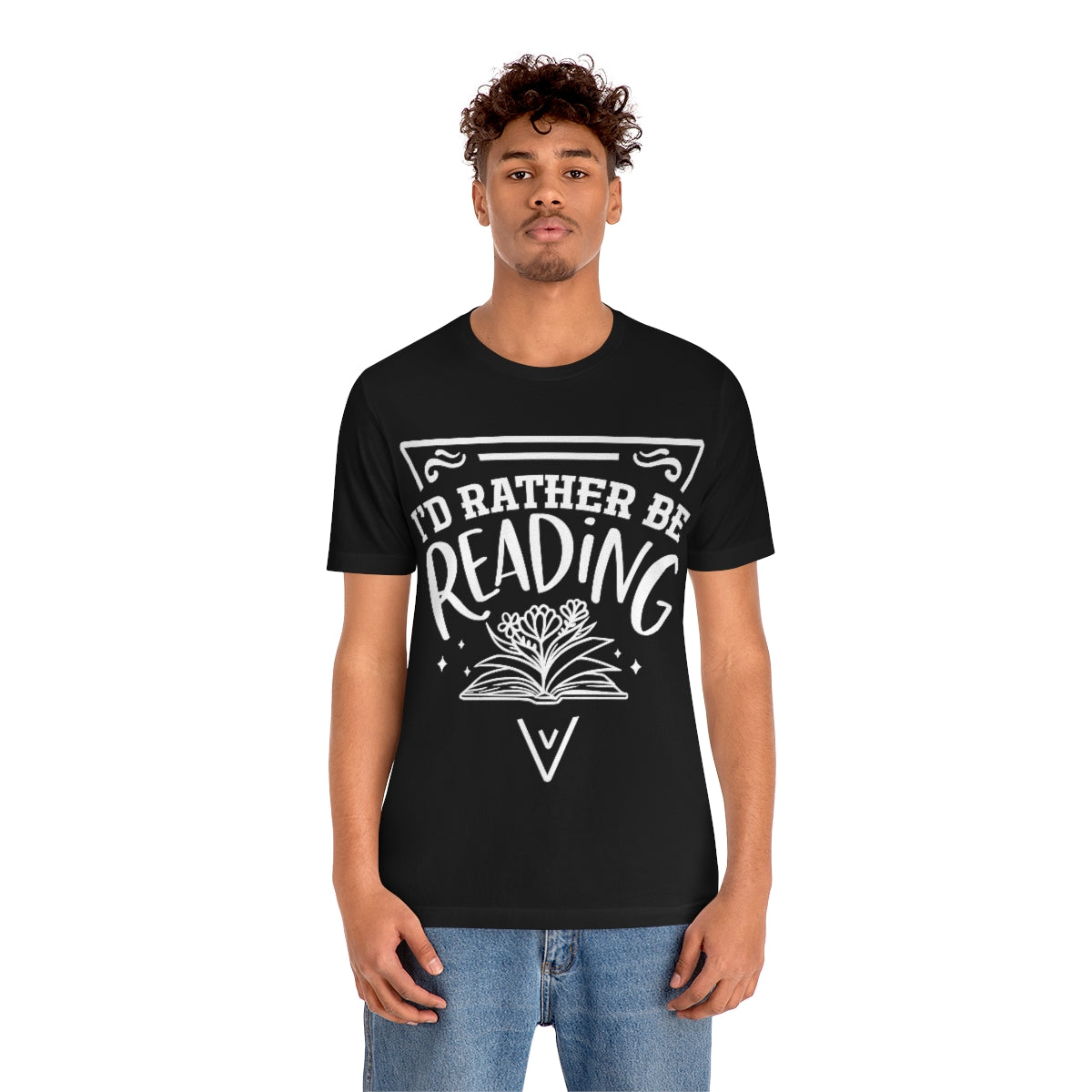 I'd rather be reading | Unisex  Short Sleeve Tee