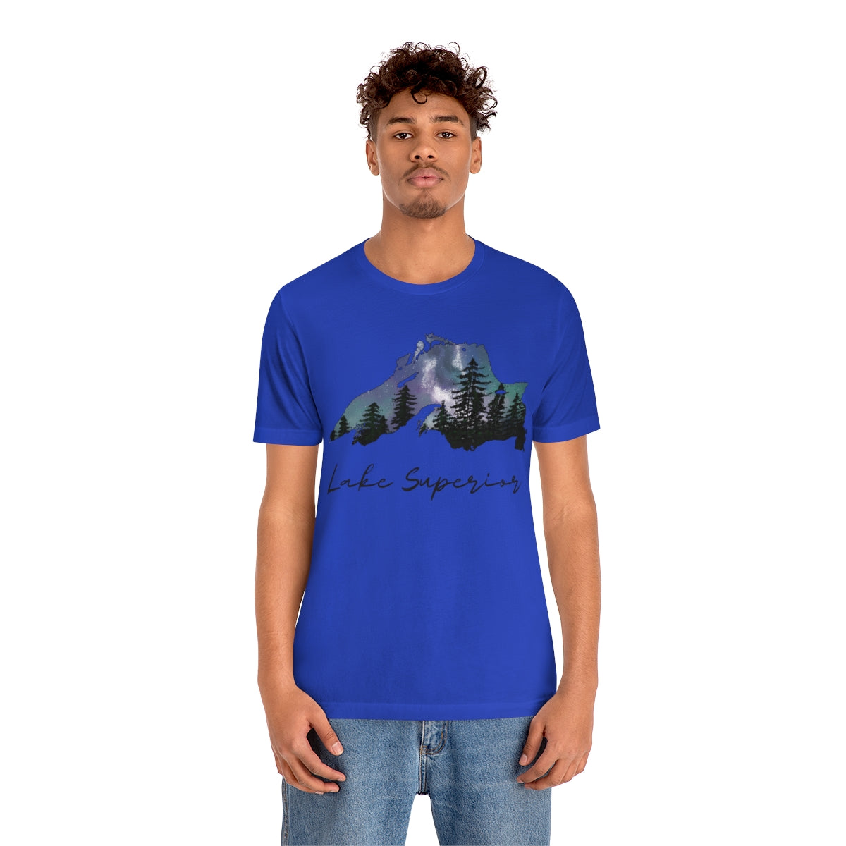 Lake Superior | Northern Lights | Crew Neck T Shirt