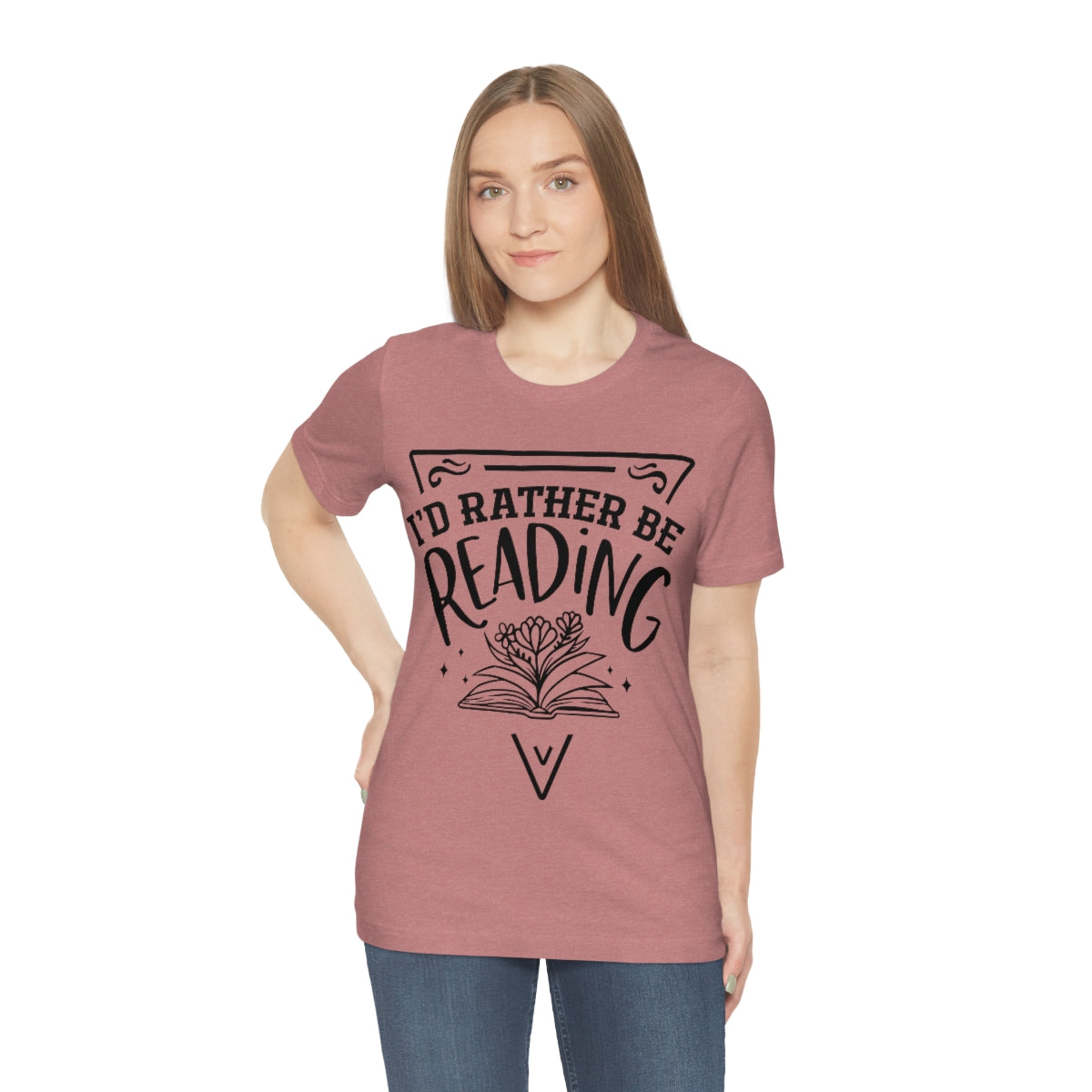 I'd rather be reading | Unisex  Short Sleeve Tee