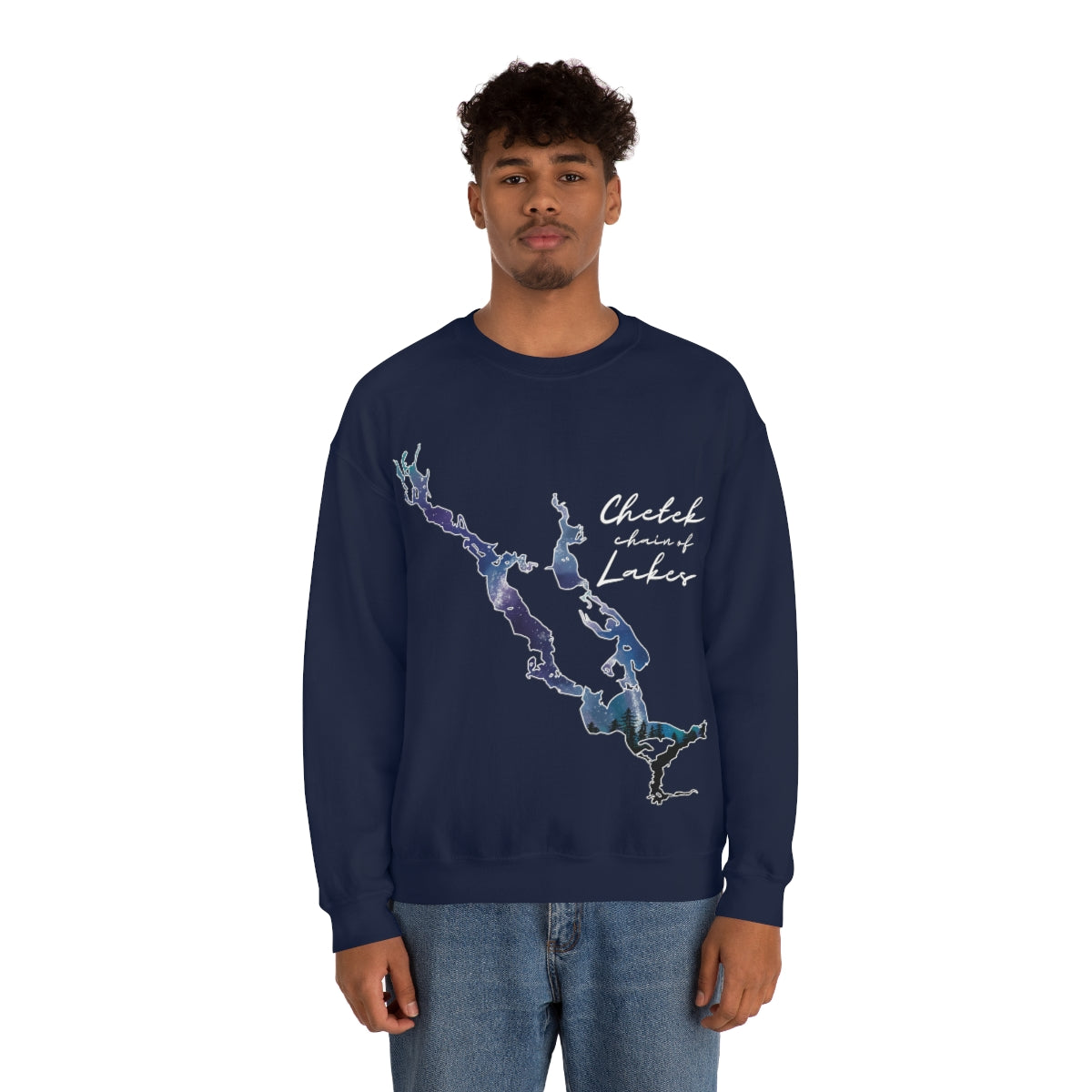 Chetek chain of Lakes | Northern Lights | Crewneck Sweatshirt