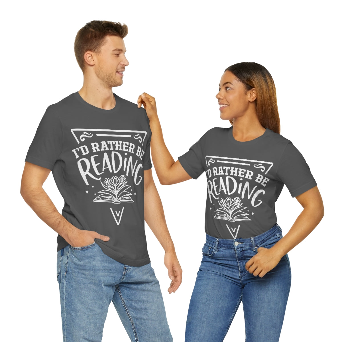 I'd rather be reading | Unisex  Short Sleeve Tee