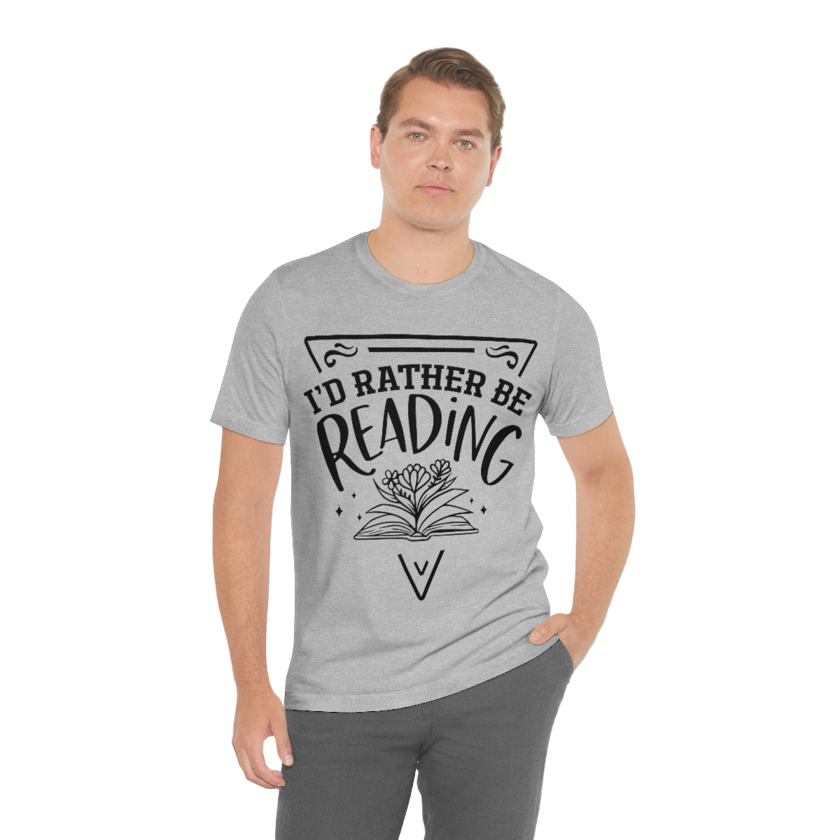 I'd rather be reading | Unisex  Short Sleeve Tee