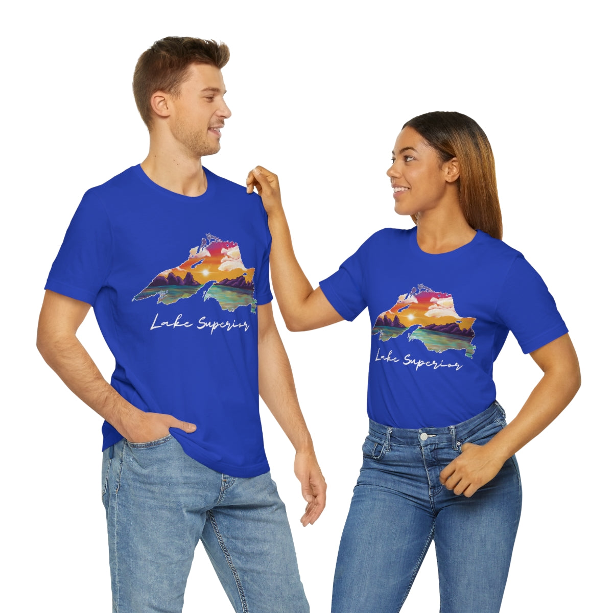 Lake Superior | Sunset Lake | Unisex Jersey T shirt