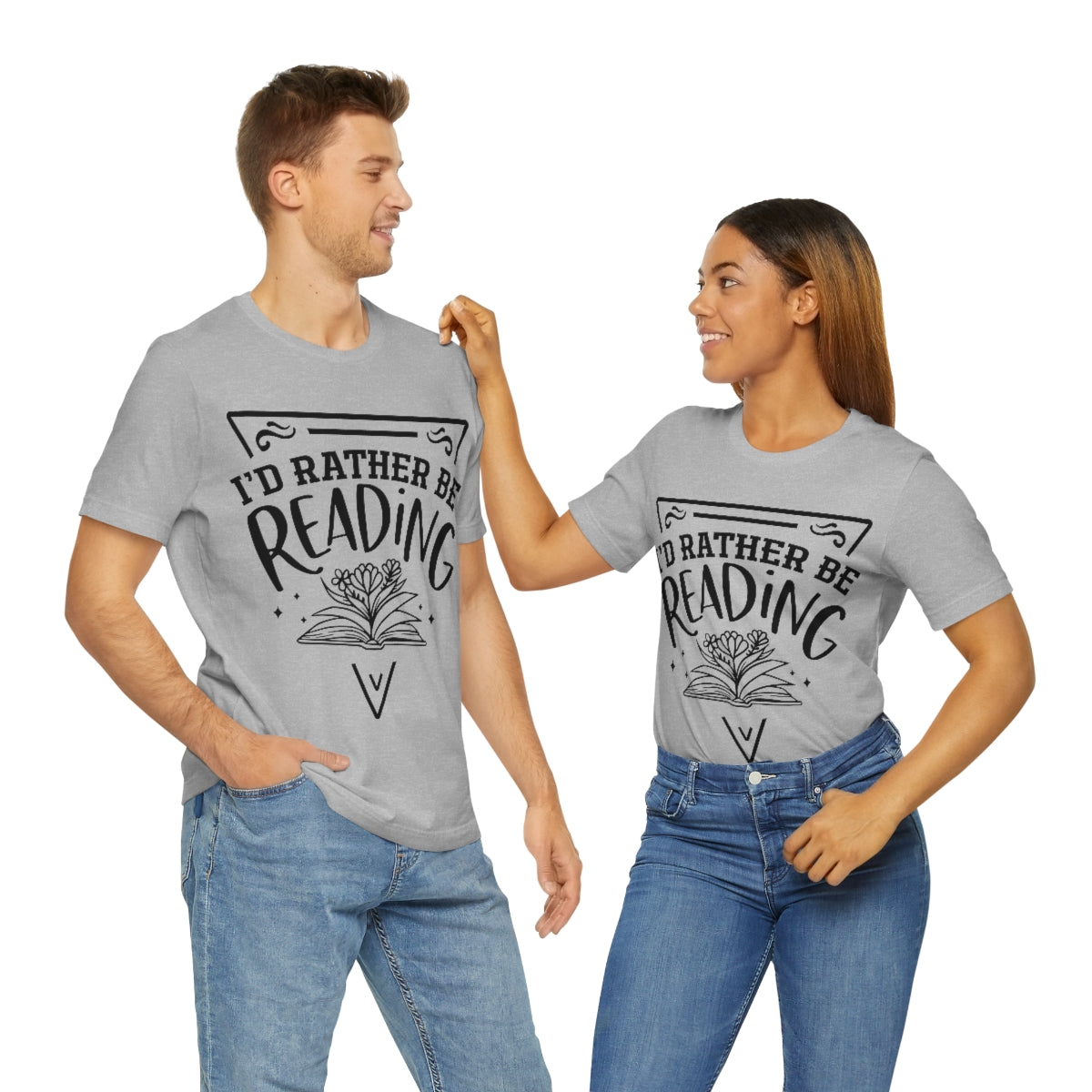 I'd rather be reading | Unisex  Short Sleeve Tee