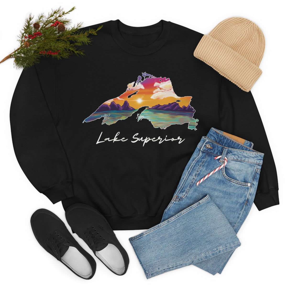 Lake Superior | Sunset | Crewneck Sweatshirt