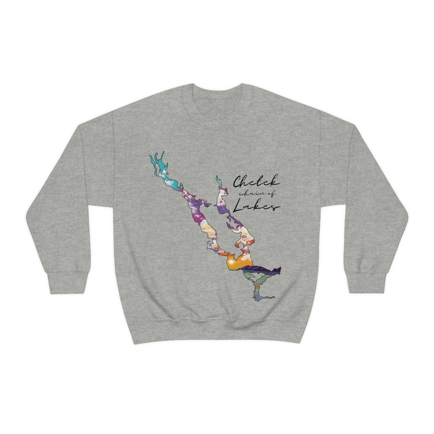 Chetek chain of Lakes | Sunset | Crewneck Sweatshirt