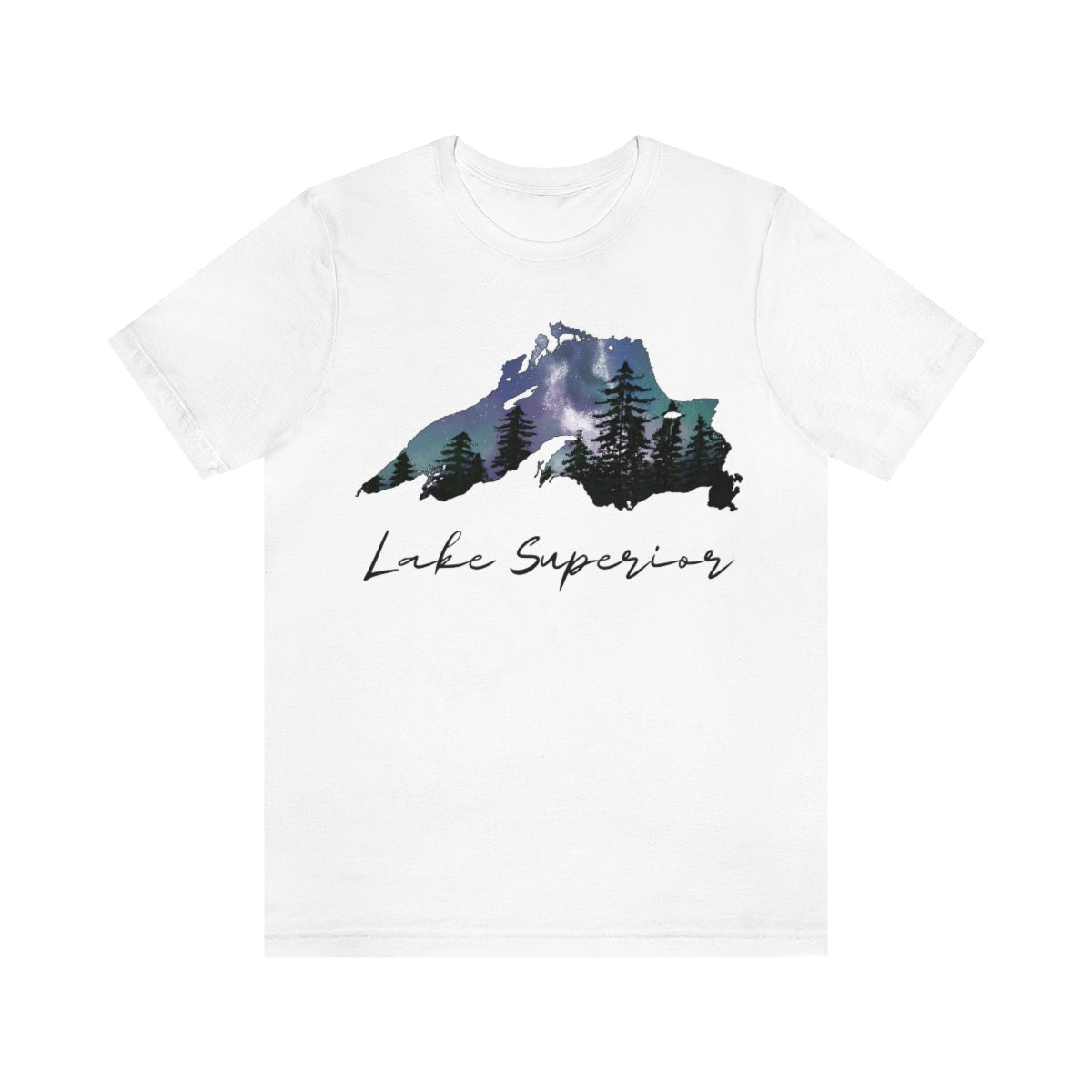 Lake Superior | Northern Lights | Crew Neck T Shirt