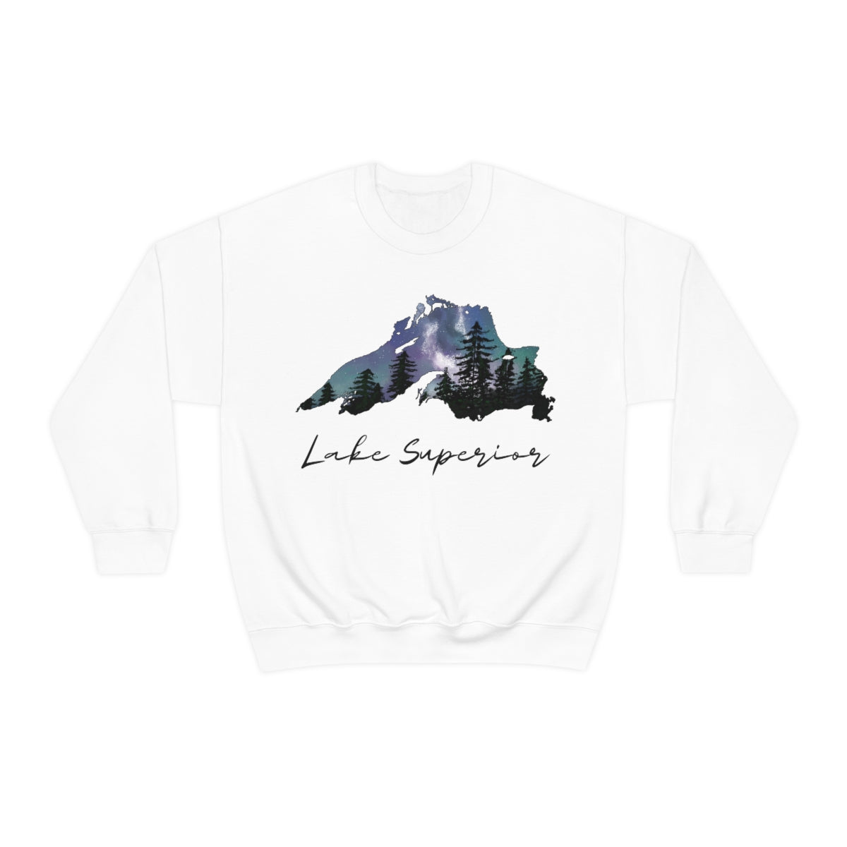 Lake Superior | Northern Lights | Crewneck Sweatshirt