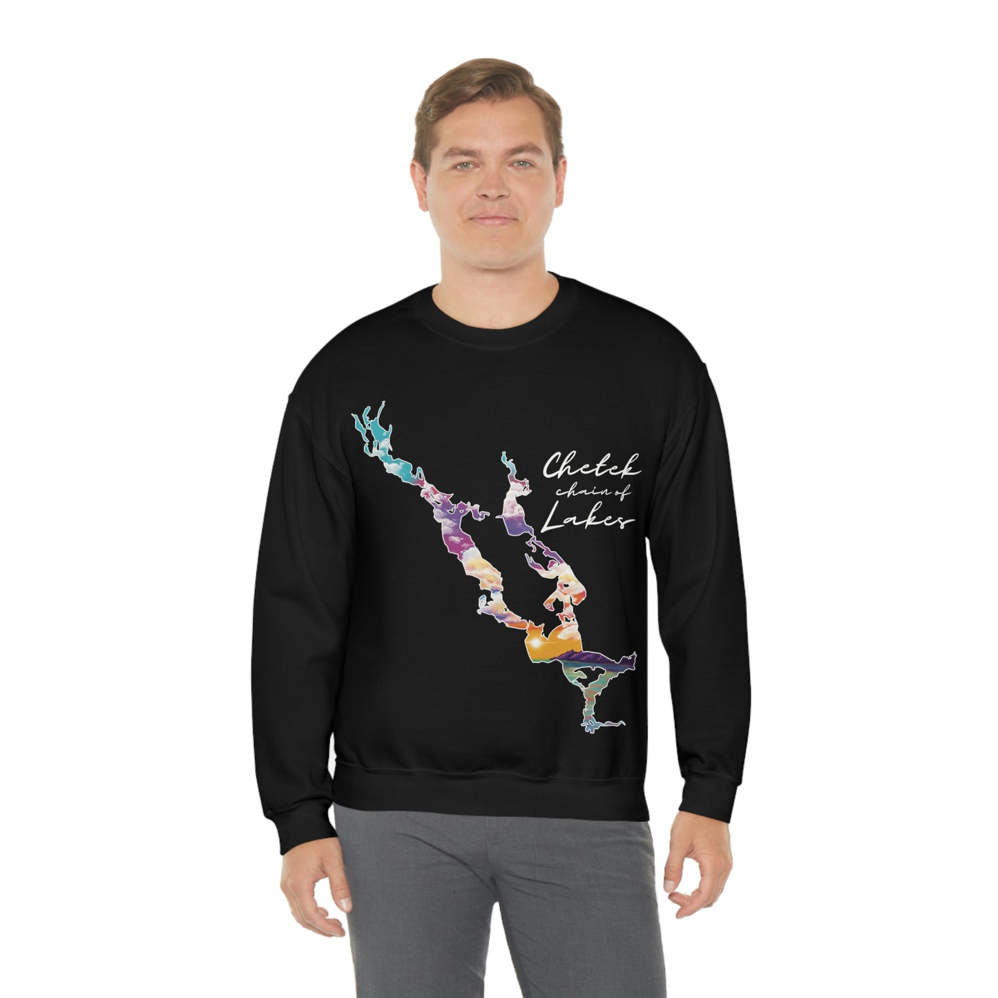 Chetek chain of Lakes | Sunset | Crewneck Sweatshirt