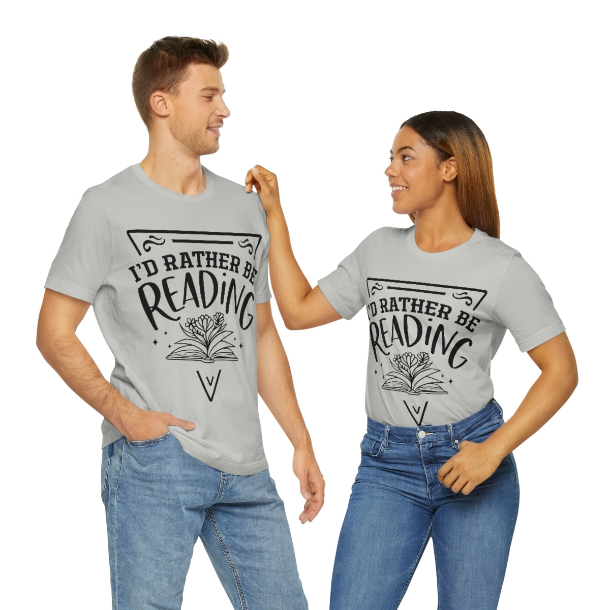 I'd rather be reading | Unisex  Short Sleeve Tee