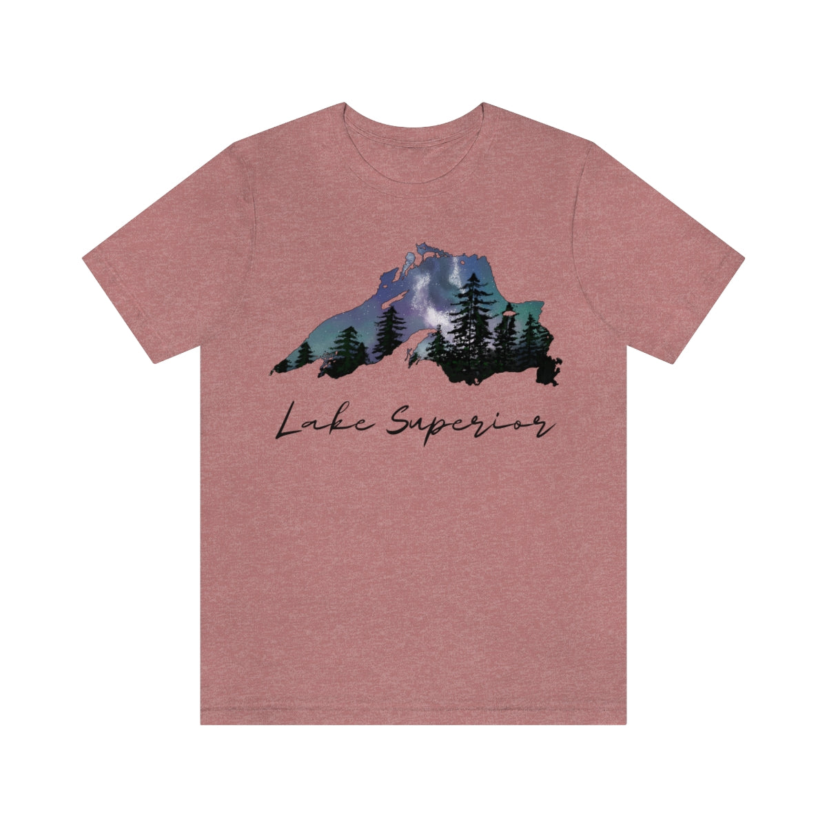 Lake Superior | Northern Lights | Crew Neck T Shirt