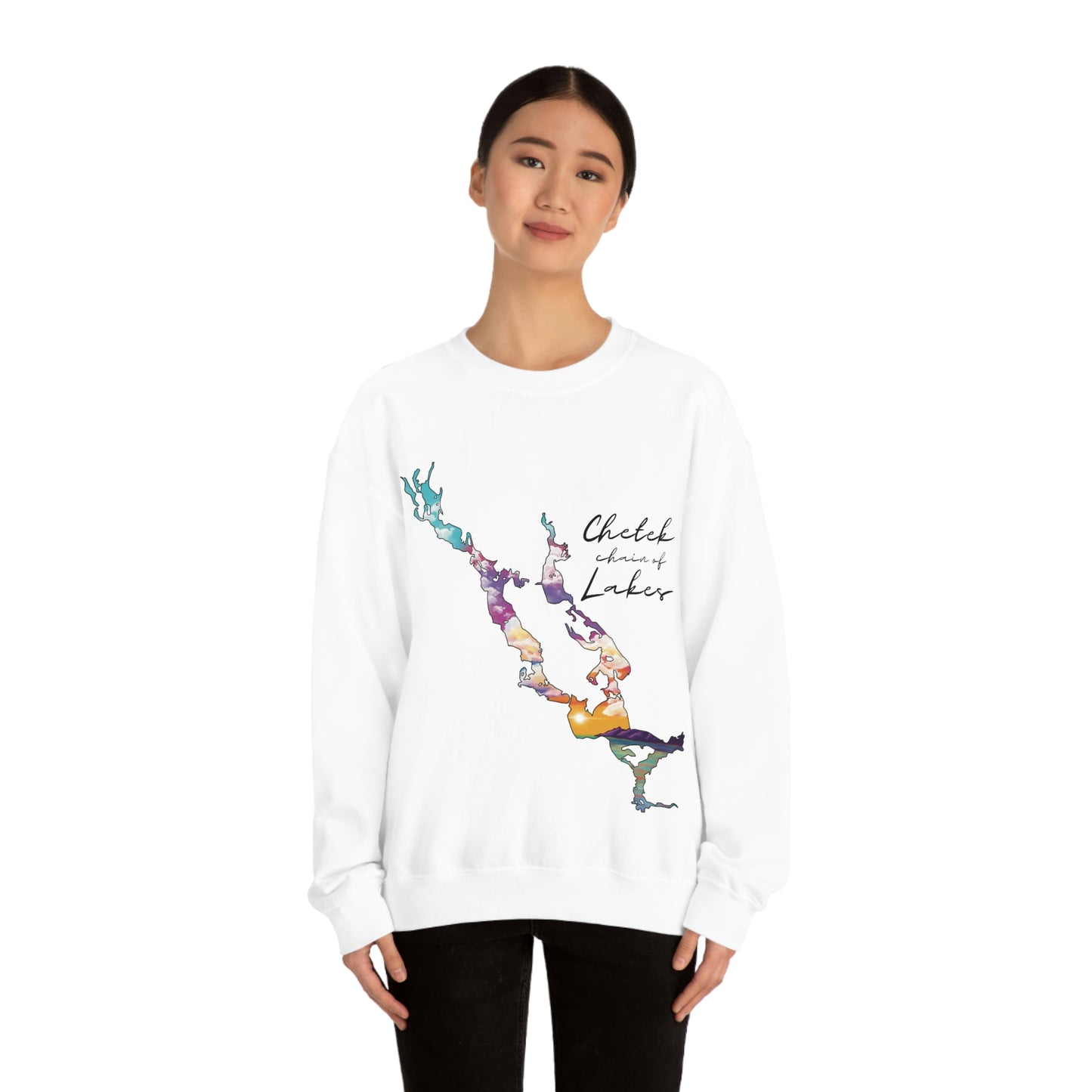 Chetek chain of Lakes | Sunset | Crewneck Sweatshirt