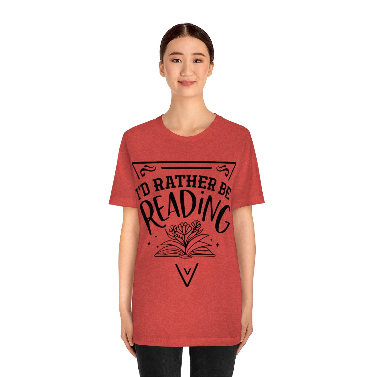 I'd rather be reading | Unisex  Short Sleeve Tee