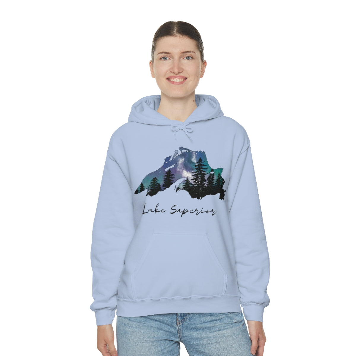 Lake Superior | Northern Lights |  Hooded Sweatshirt