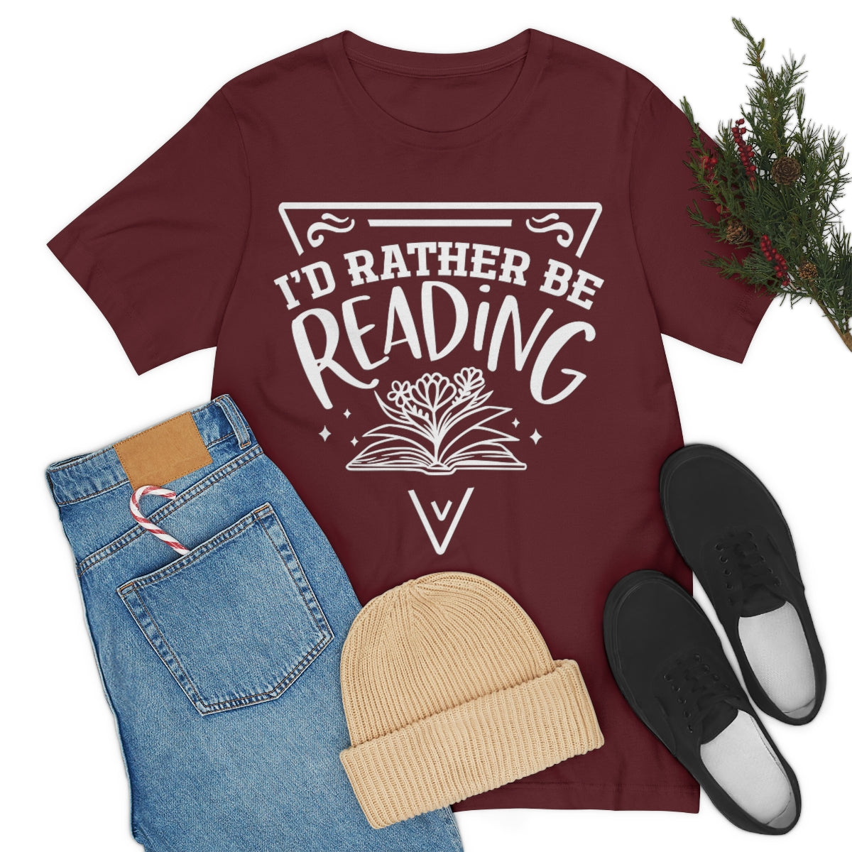 I'd rather be reading | Unisex  Short Sleeve Tee