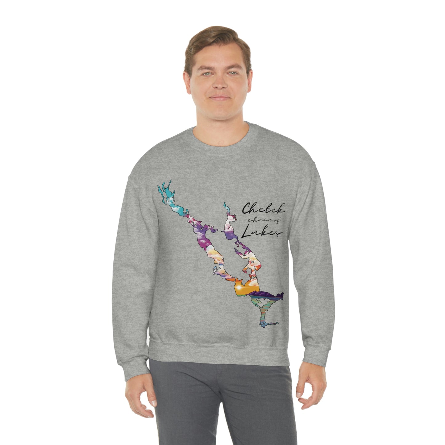 Chetek chain of Lakes | Sunset | Crewneck Sweatshirt