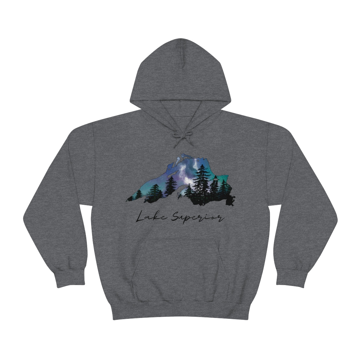 Lake Superior | Northern Lights |  Hooded Sweatshirt