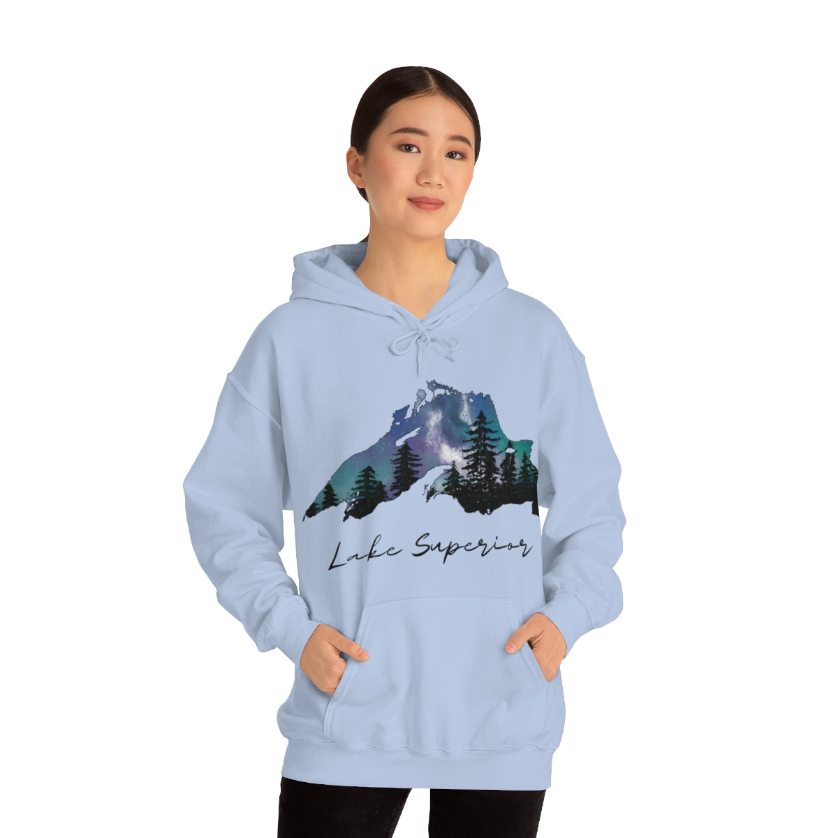 Lake Superior | Northern Lights |  Hooded Sweatshirt