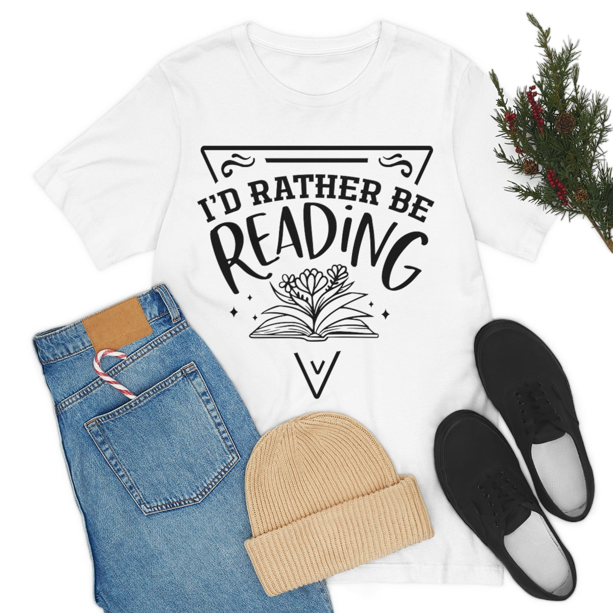 I'd rather be reading | Unisex  Short Sleeve Tee