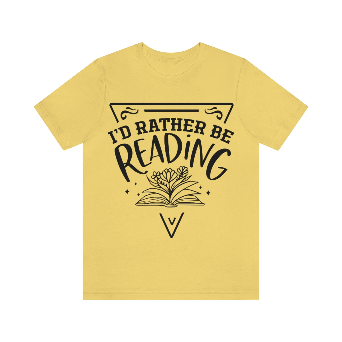 I'd rather be reading | Unisex  Short Sleeve Tee