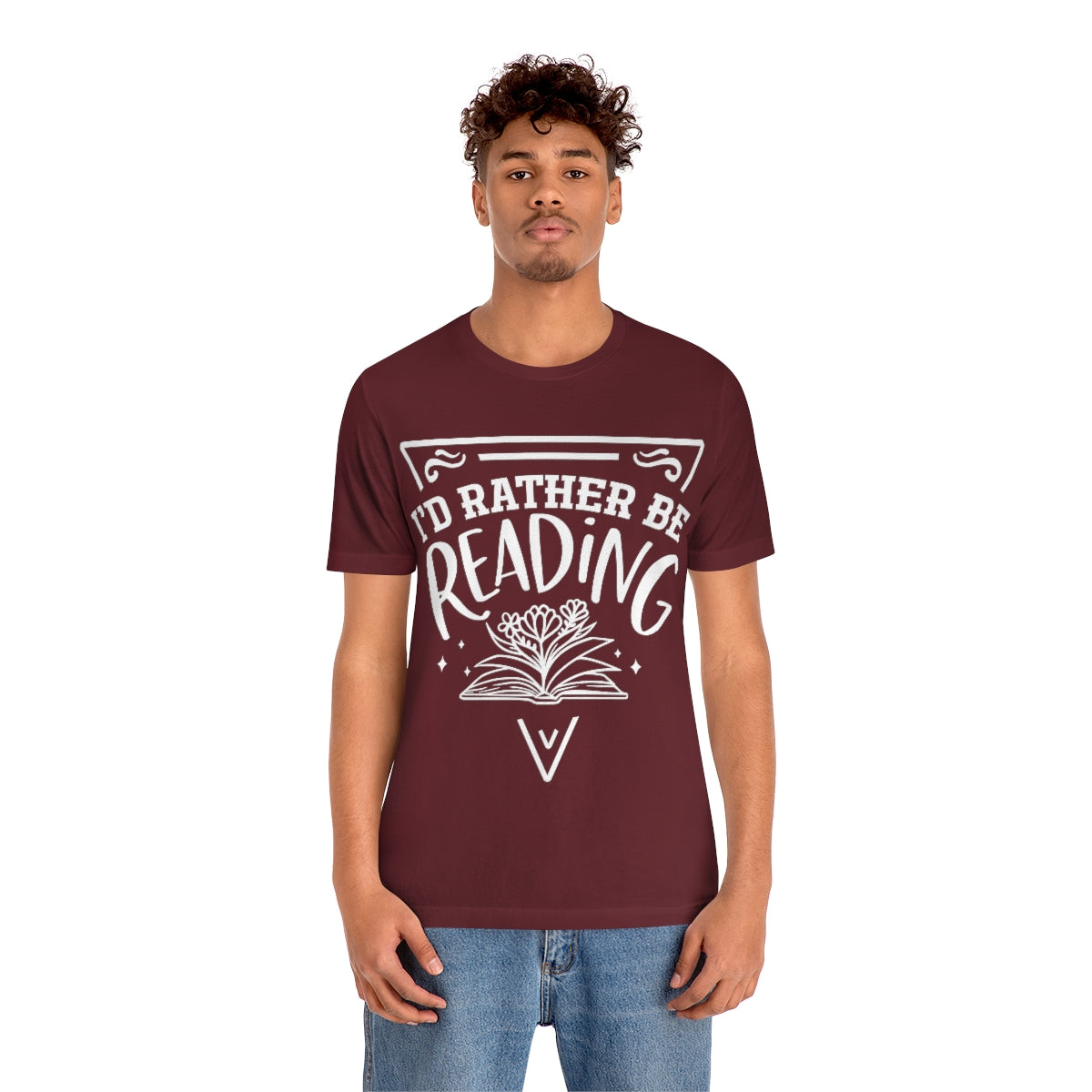 I'd rather be reading | Unisex  Short Sleeve Tee